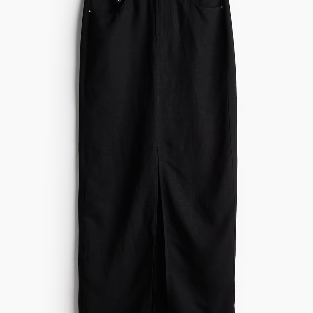 H&M Maxi Linen Blend Skirt